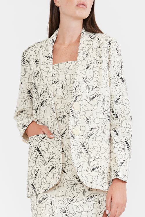 EDDY EDDY DORIS EMBROIDERED BLAZER 