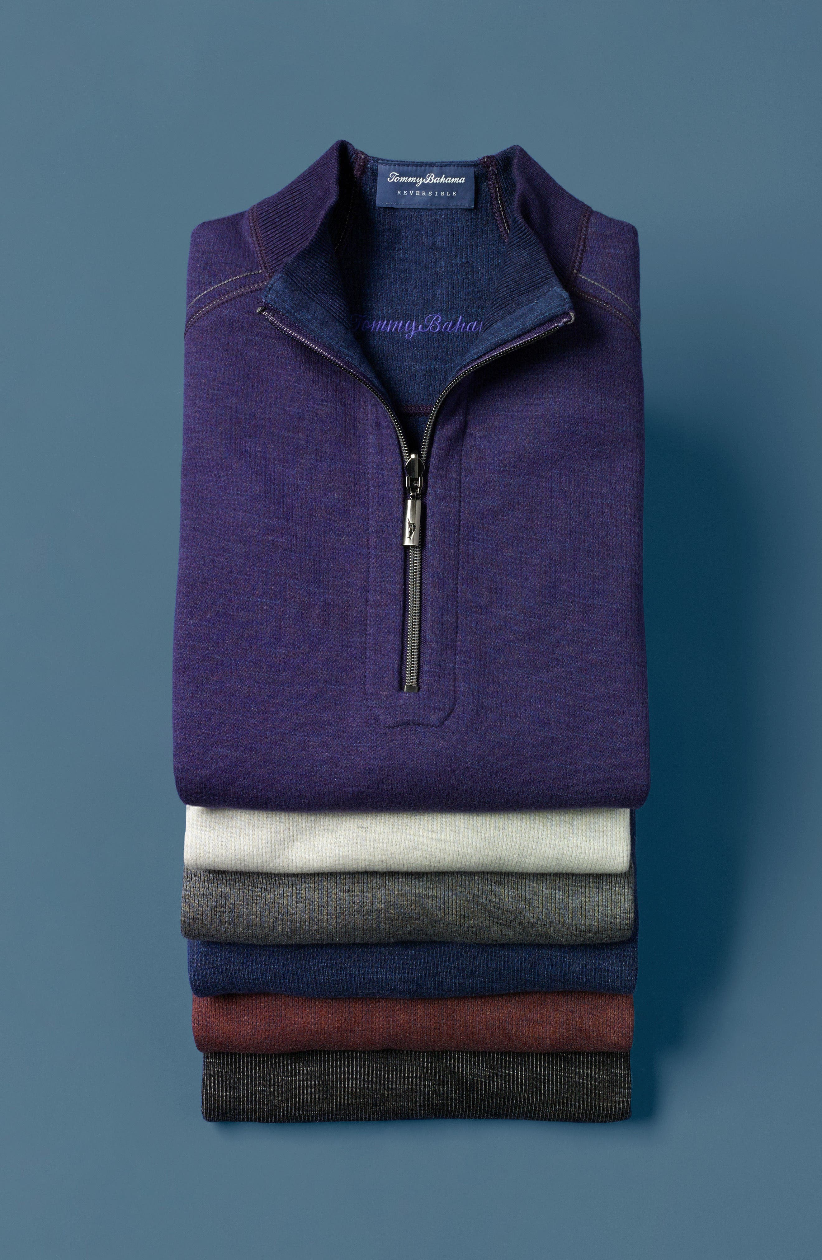 tommy bahama quarter zip pullover