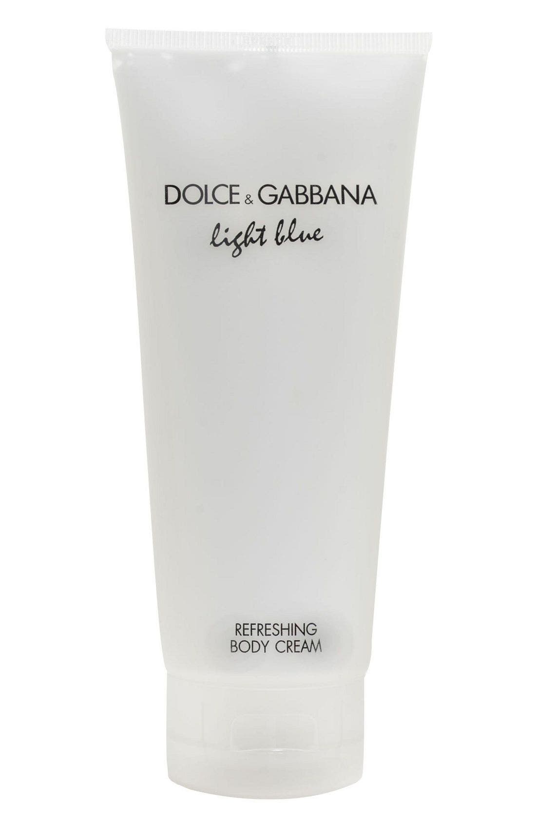 body lotion dolce gabbana light blue