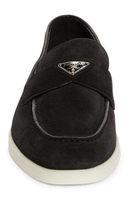 Shop Prada Saint Tropez Loafer In Nero