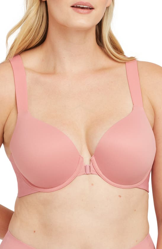 Bra-llelujah Front-close T-shirt Bra In Wild Rose