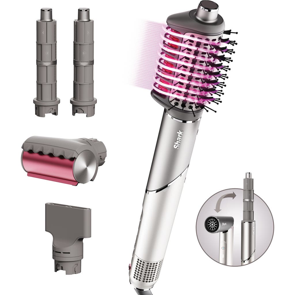 Shark Flexfusion Air & Ceramic Styling System For Straight & Wavy Hair In Metallic Mist