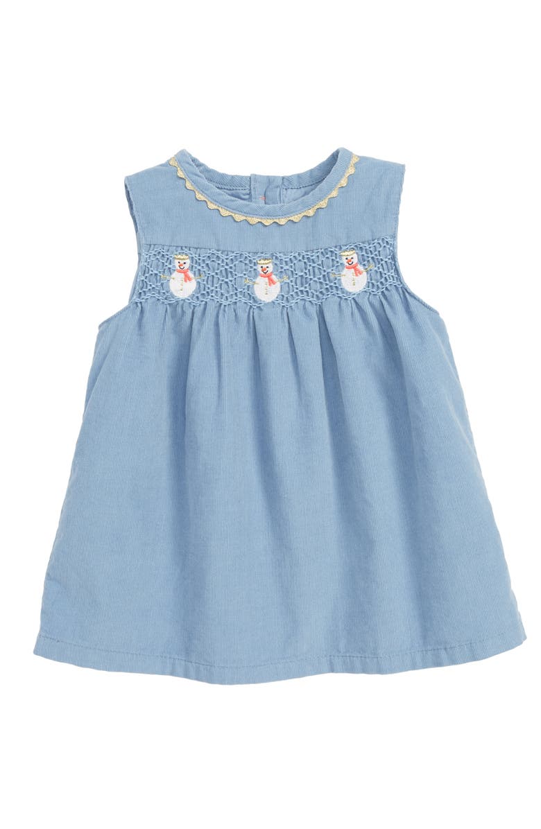 Mini Boden Festive Corduroy Dress (Baby) | Nordstrom