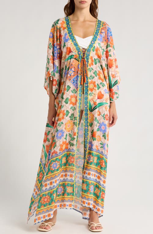 Selma Tile Cover-Up Dress in Multicolor