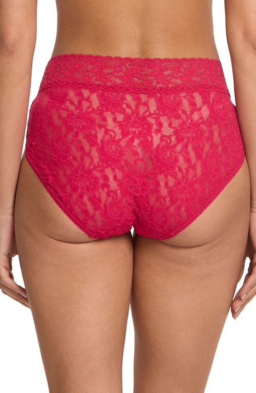 Shop Hanky Panky French Briefs In Beet Juice Red