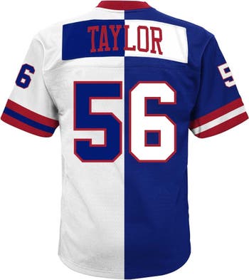 Men's New York Giants Lawrence Taylor Mitchell & Ness White Retired Player  Name & Number Mesh Top