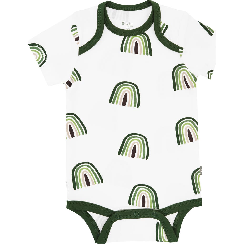 Kyte Baby Hunter Rainbow Bodysuit In Hunter Rainbow