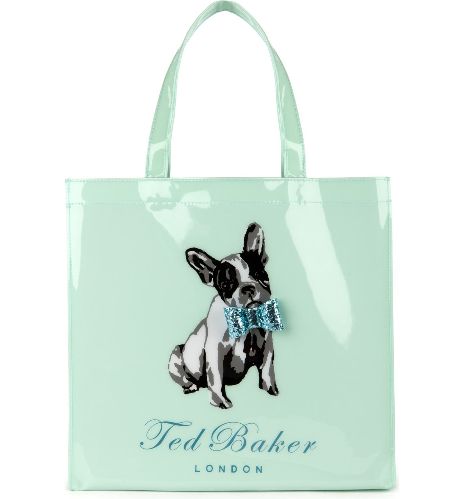 Ted Baker London 'Dog Print Ikon' Faux Patent Shopper | Nordstrom