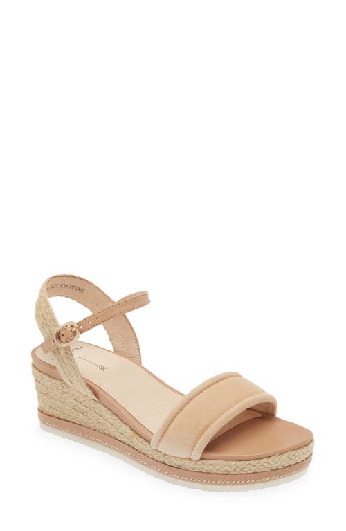 Frankie4 Harris Espadrille Sandal In Camel Suede