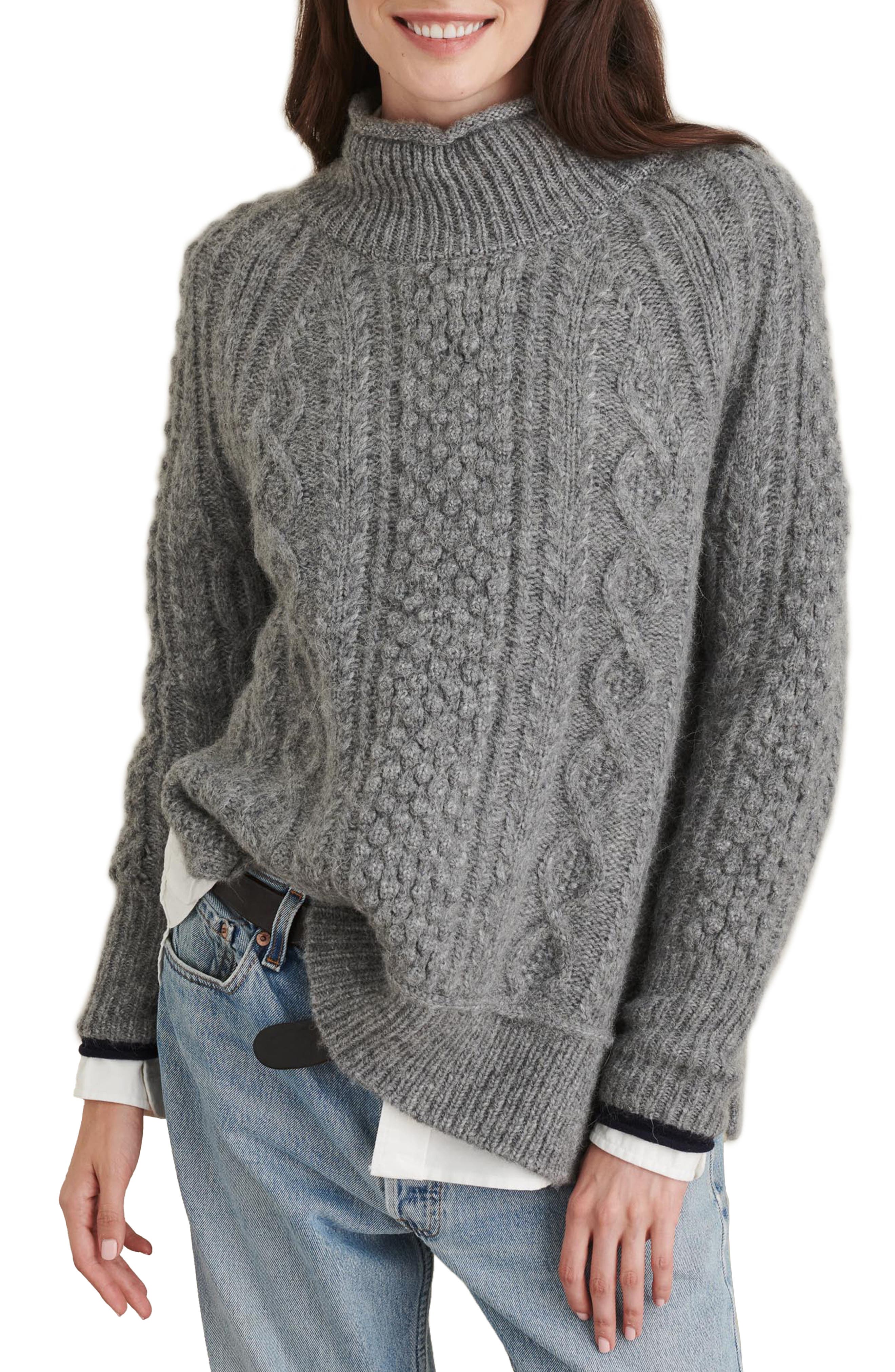ALEX MILL KAMIL CABLE SWEATER,840037824558