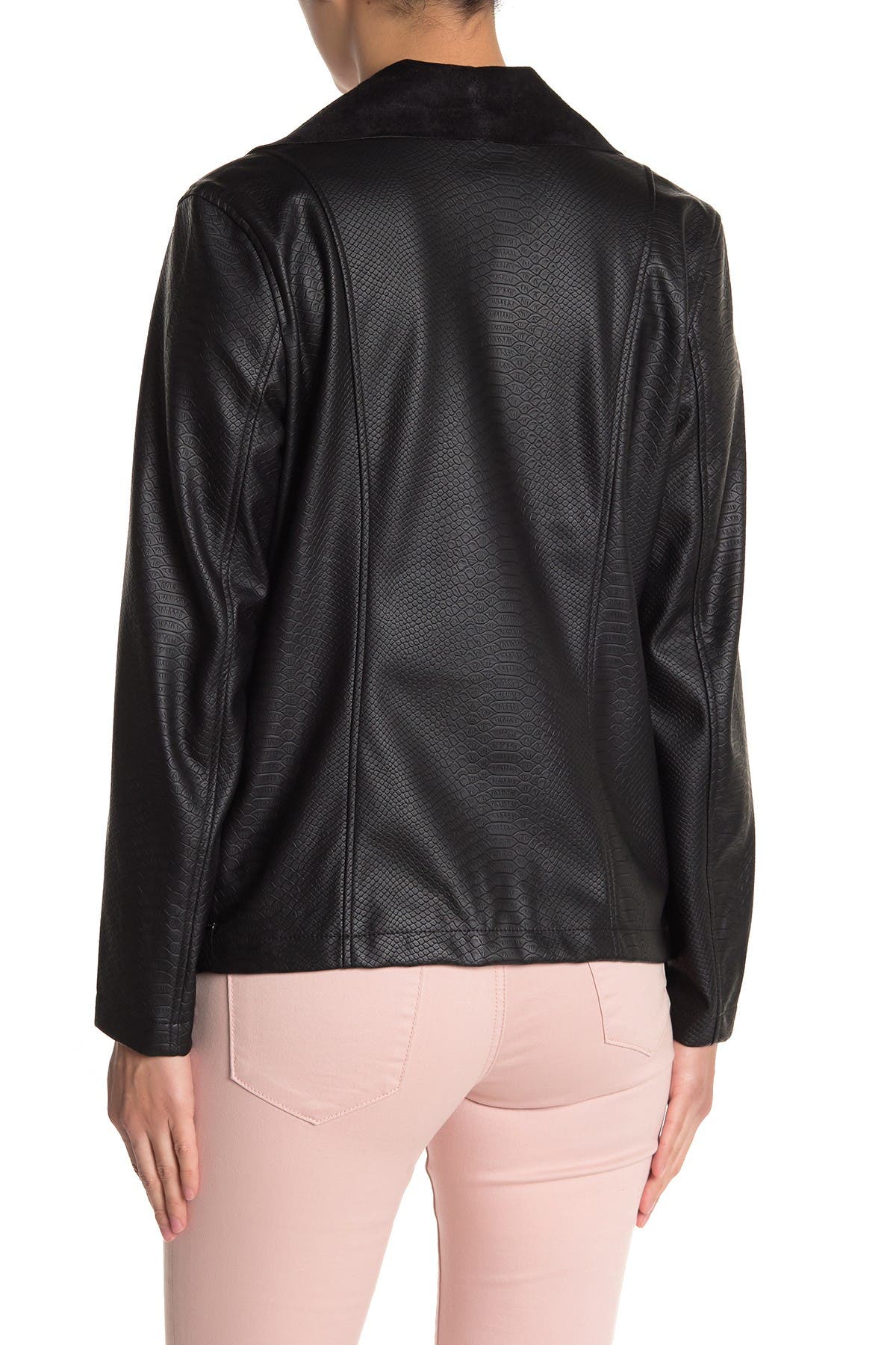 Tahari Faux Leather Moto Jacket Nordstrom Rack