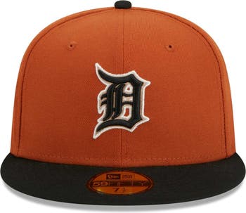 Men's New Era Cream/Orange Detroit Tigers 59FIFTY Fitted Hat