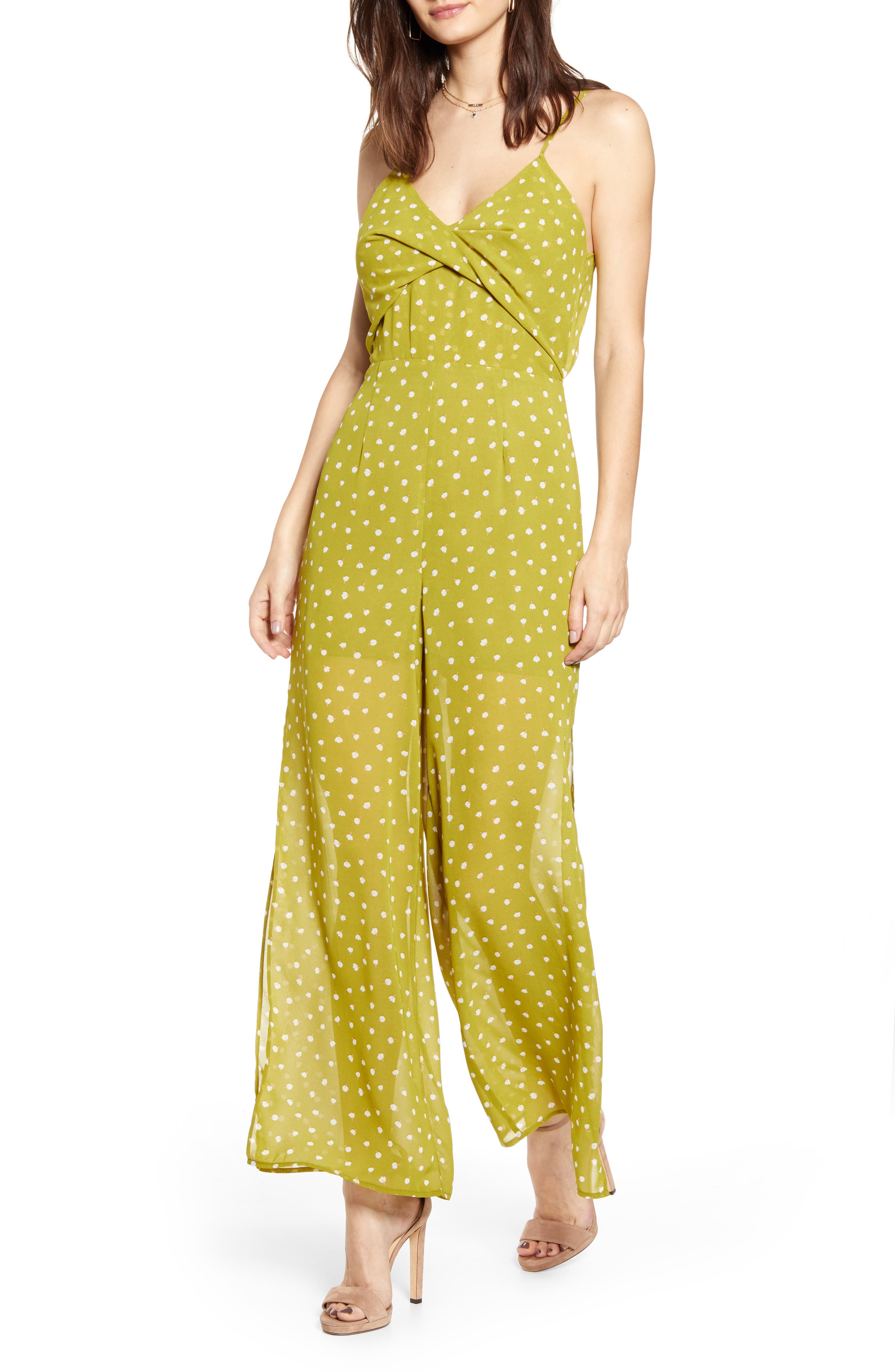 nordstrom yellow jumpsuit