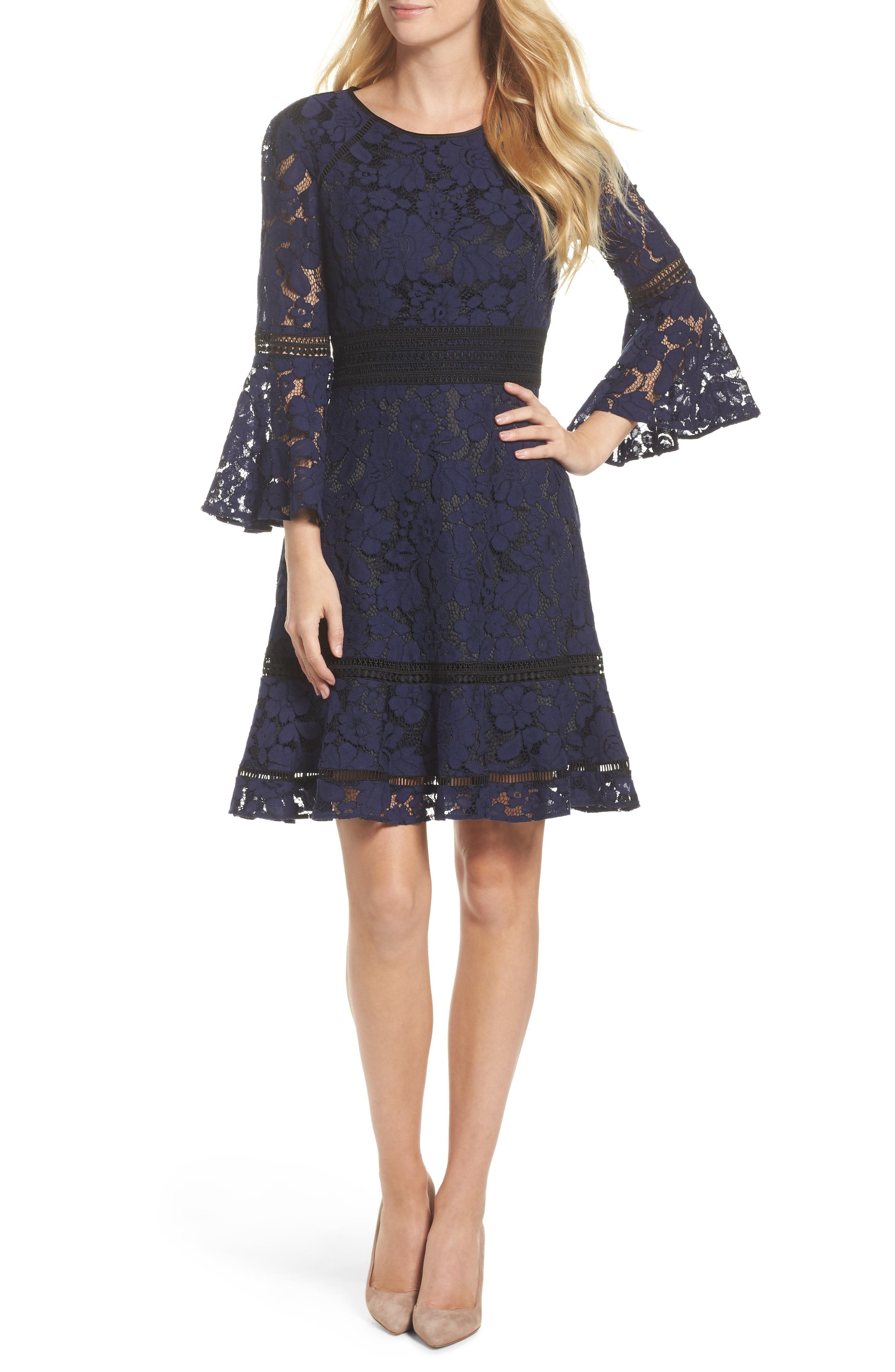 nordstrom eliza j lace dress