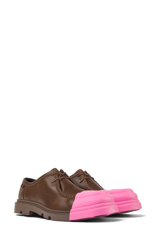 Shop Camper Junction Chukka Shoe In Medium Brown/pink