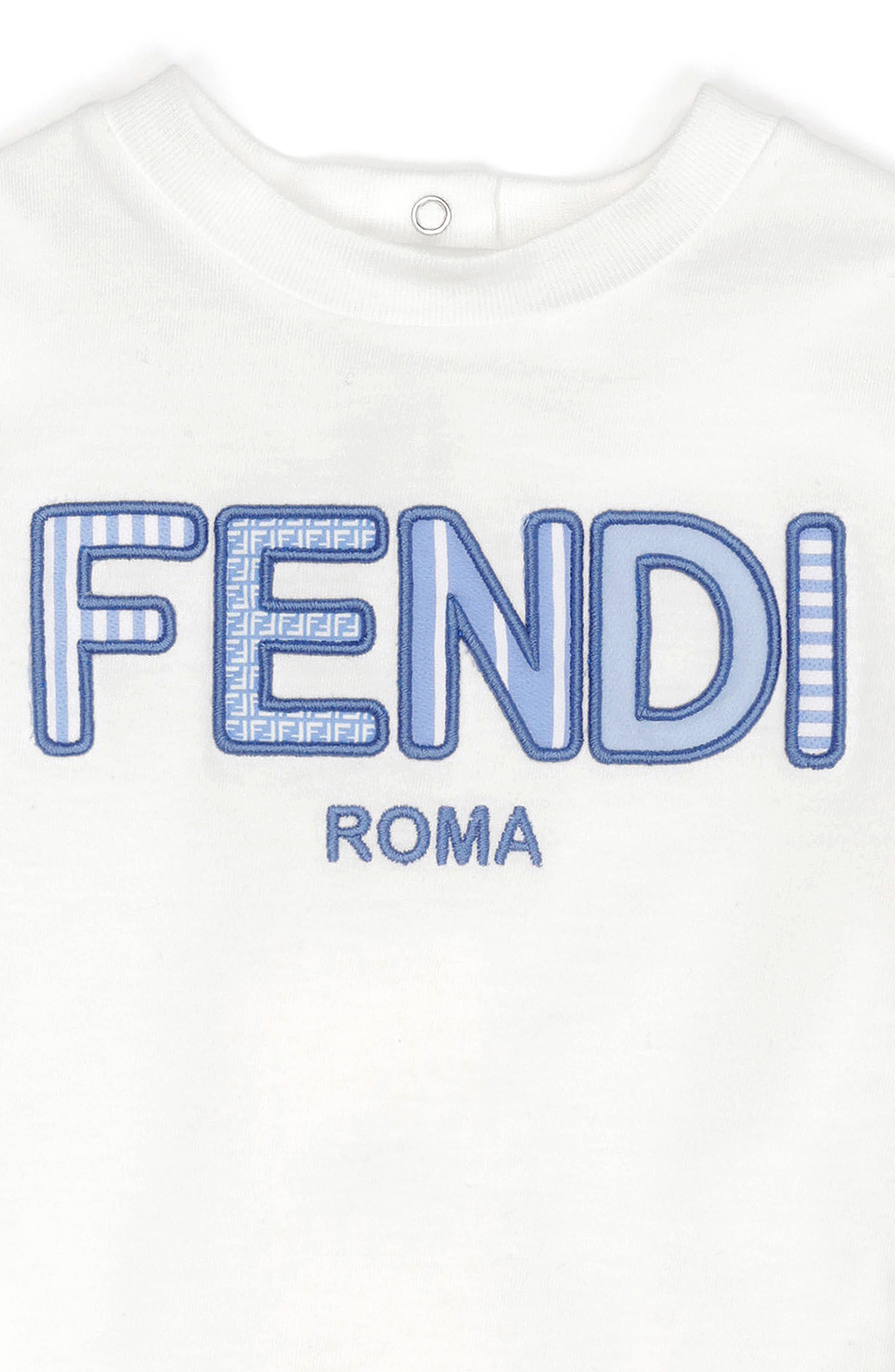 fendi t shirt color letters