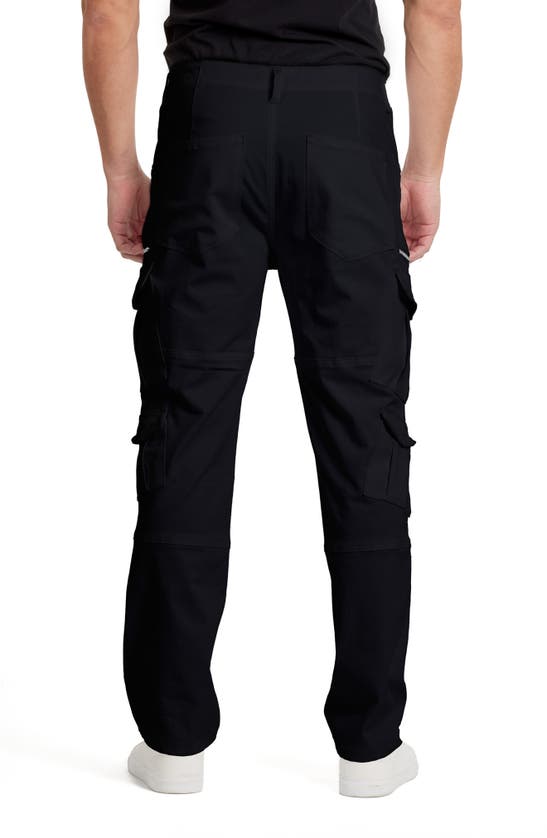 Shop Monfrere Tactical Cargo Pants In Noir