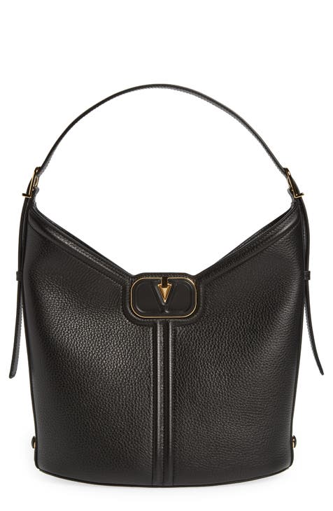 VLOGO Vertical Leather Tote