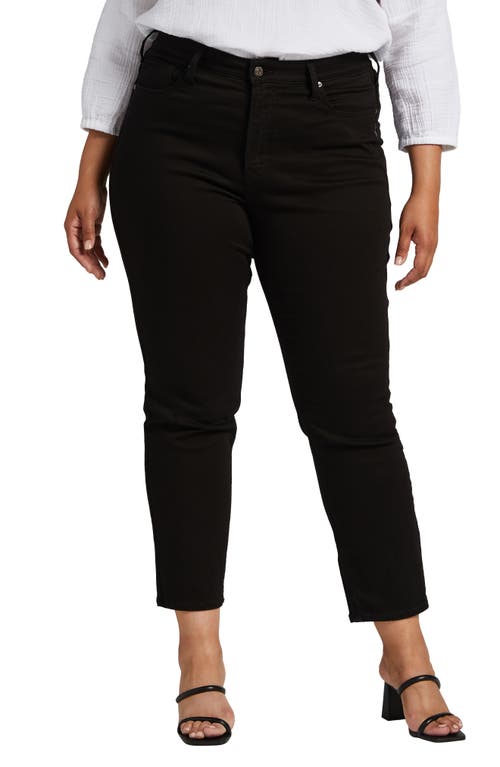 Silver Jeans Co. Infinite Fit High Waist Skinny Black at Nordstrom