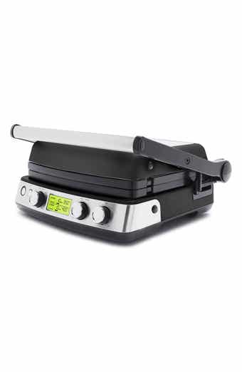 GreenPan Bistro Ceramic Nonstick 2-Square Waffle Maker in Stainless Steel