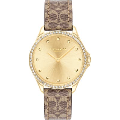 Coach Astor Leather Strap Watch, 31Mm