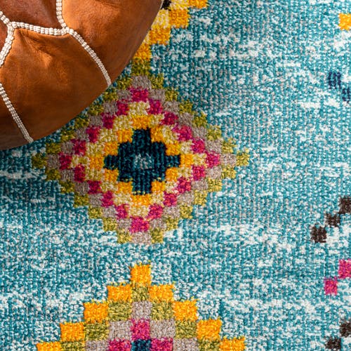 JONATHAN Y JONATHAN Y LOVE GEOMETRIC AREA RUG 