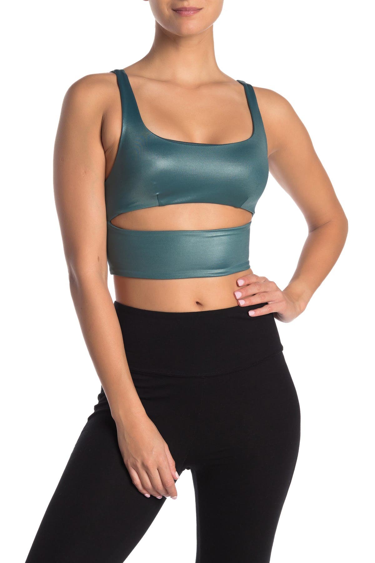 alo yoga slit bra