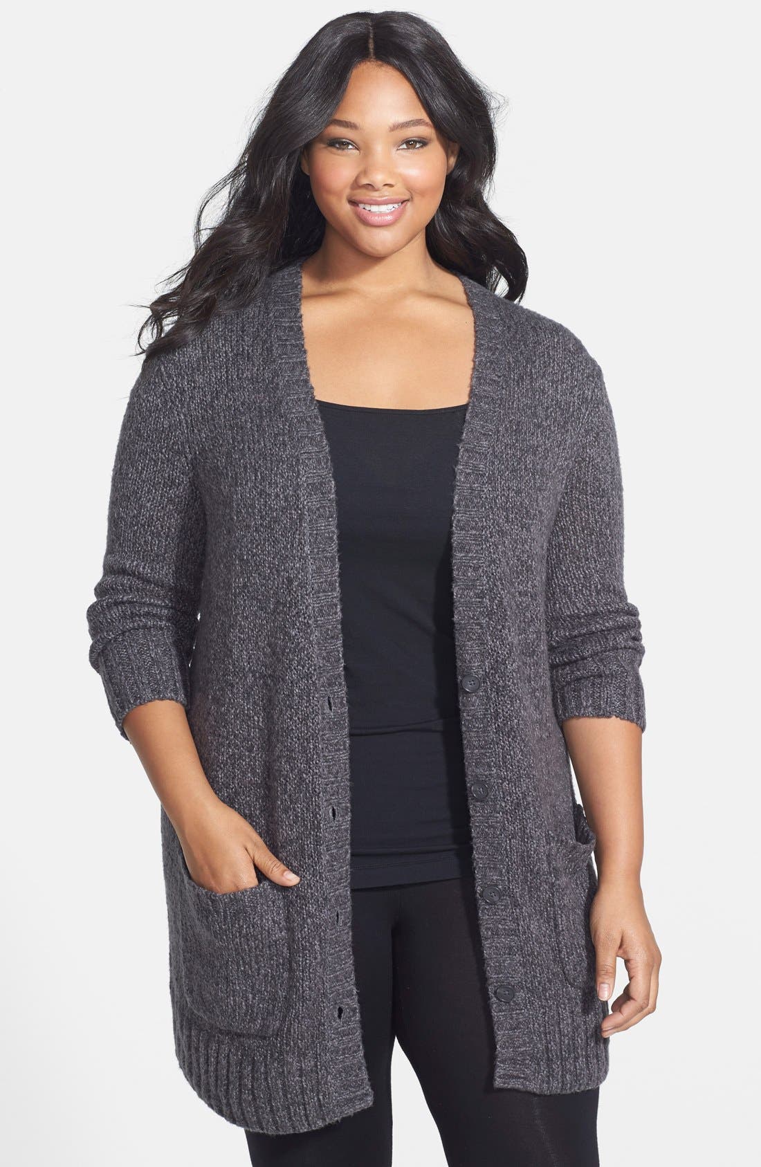 Make + Model 'Throw On' Cardigan (Plus Size) Nordstrom