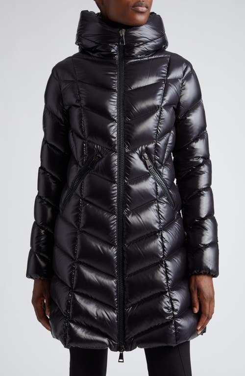 Moncler Marus Hooded Down Puffer Jacket Black at Nordstrom,