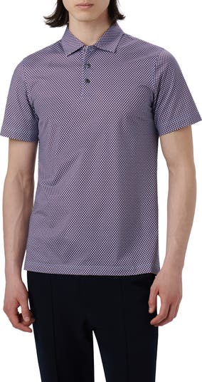 Bugatchi OoohCotton Geo Print Polo Nordstrom