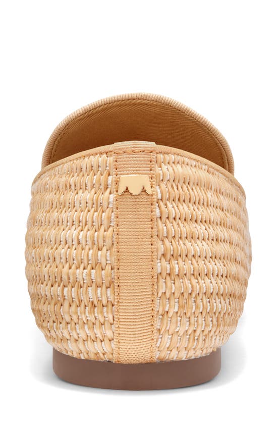 Shop Birdies Starling Raffia Flat In Flax Raffia