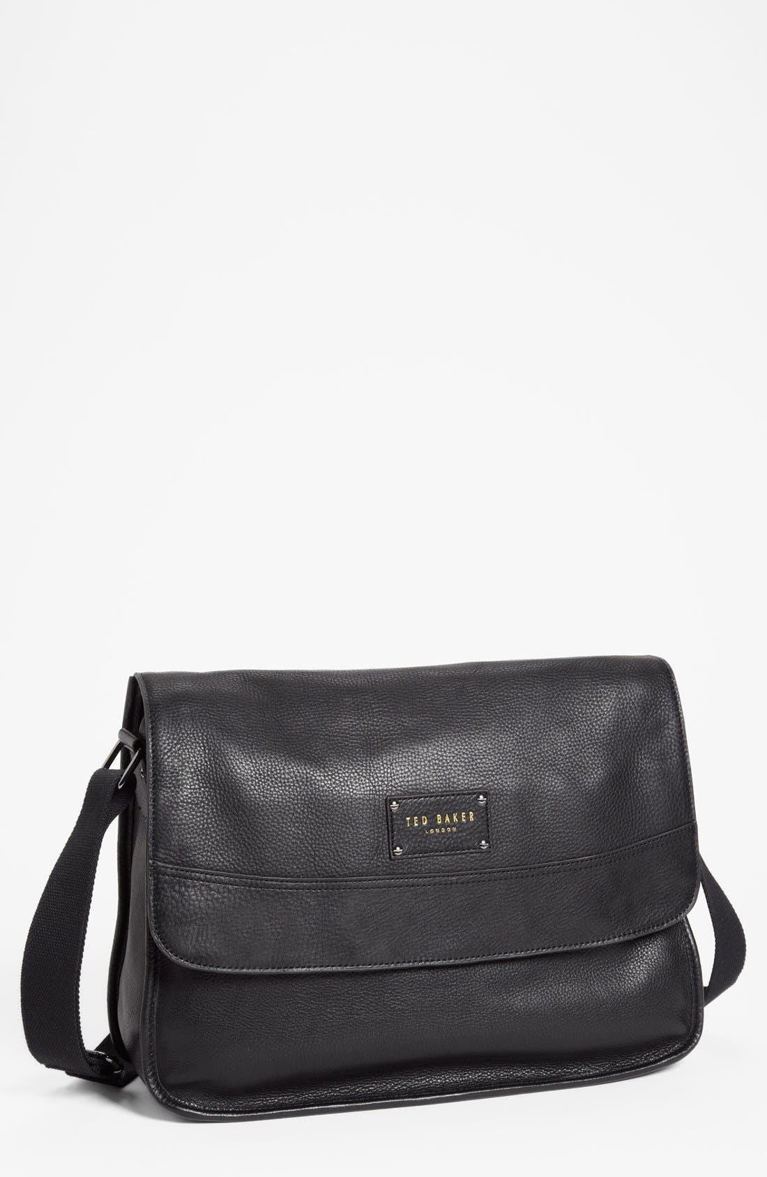 Ted Baker London Leather Messenger Bag Nordstrom