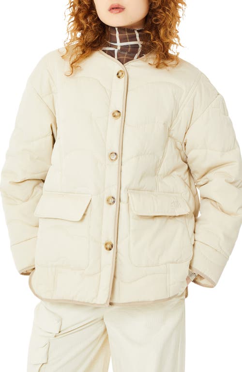 Shop Find Me Now Mica Quilted Jacket In Warm Sand