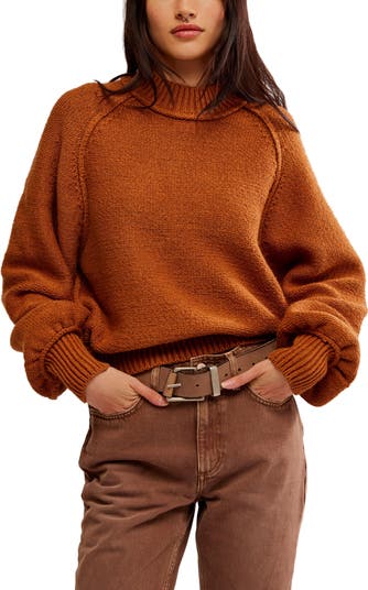 Free people rust sweater best sale