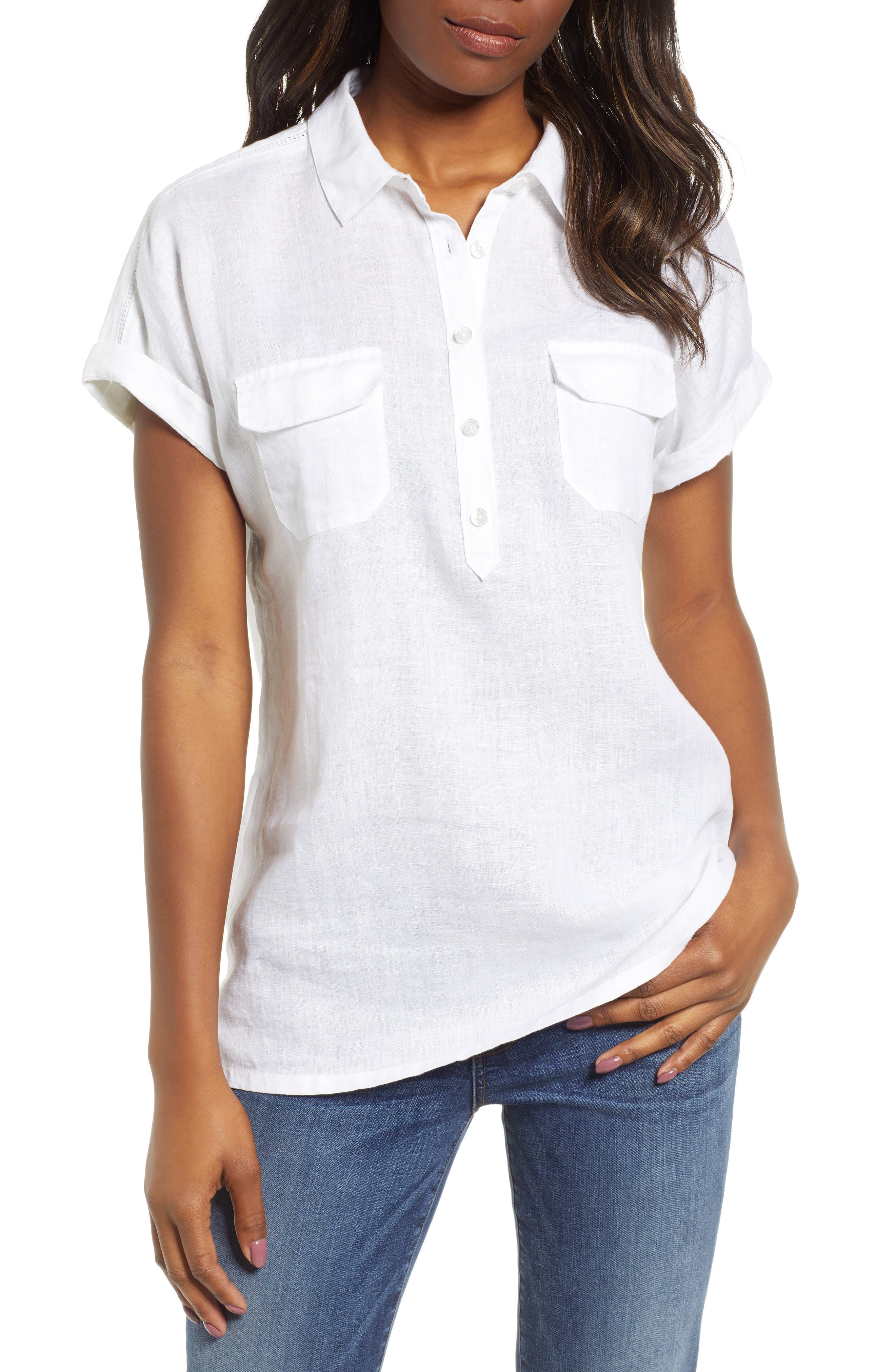 tommy bahama white linen shirt