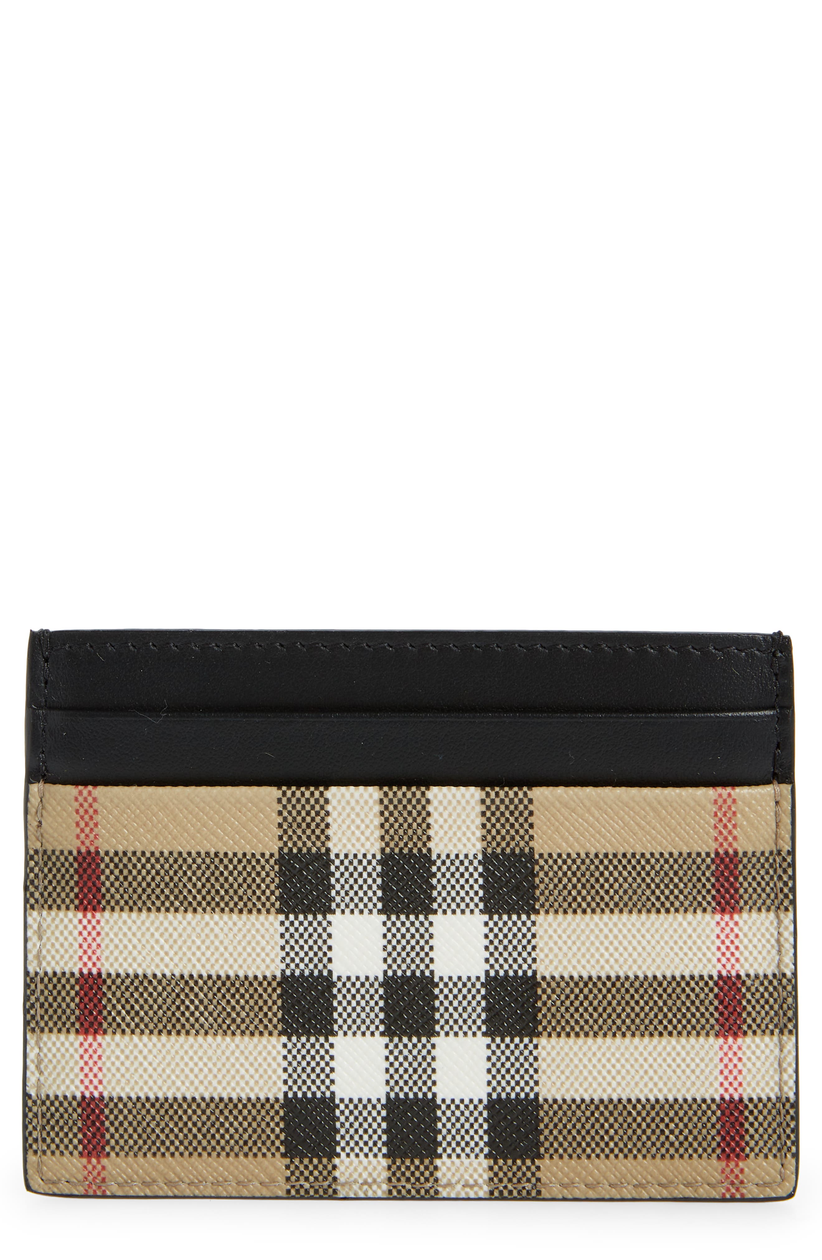 mens black burberry wallet