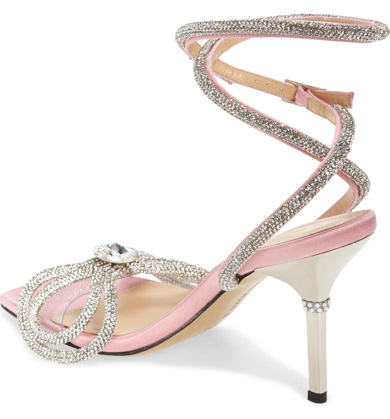 Mach Mach Double Crystal Bow Square Toe Sandal Nordstrom Mach Mach Double Crystal Bow Square Toe Sandal Nordstrom