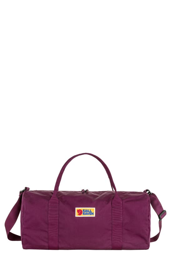 Shop Fjall Raven Vardag 30l Duffle Bag In Royal Purple