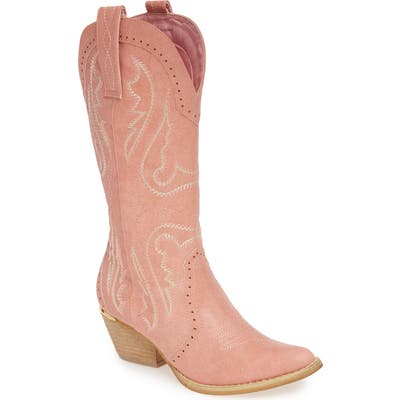Very Volatile Buckboard Western Boot, Pink
