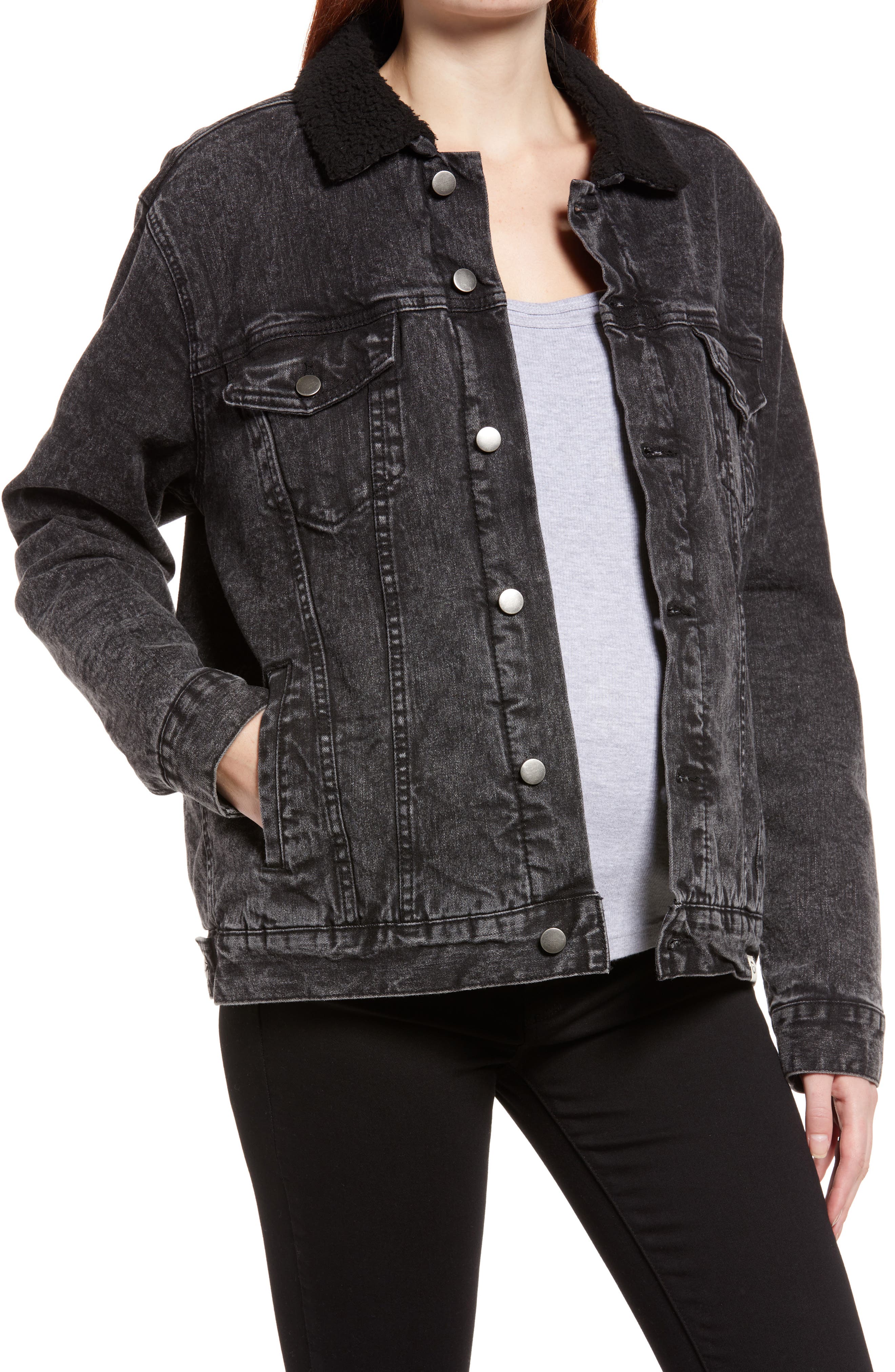 Bun Maternity Mama Faux Shearling Lined 