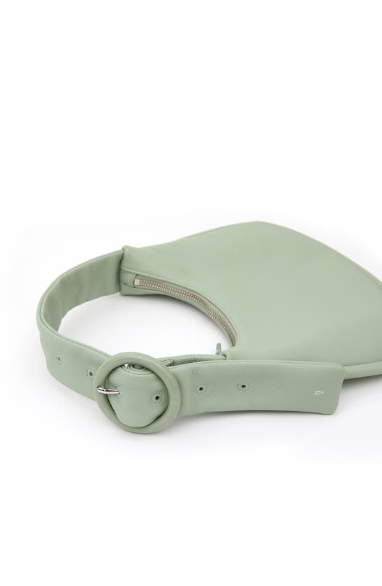 Gude Small Lisa Leather Shoulder Bag In Basil ModeSens