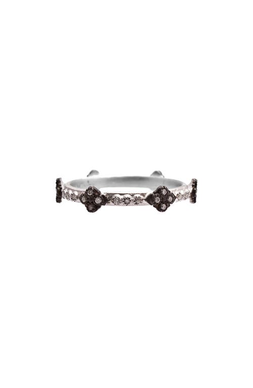 Armenta New World Diamond Stack Ring in Silver at Nordstrom, Size 6.5