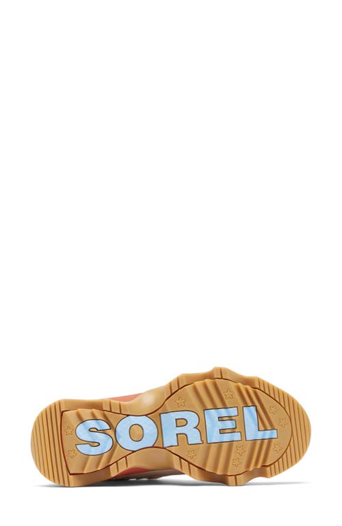 Sorel Kinetic Impact Caribou Plus Waterproof Sneaker Bootie In Honey White/sanguine