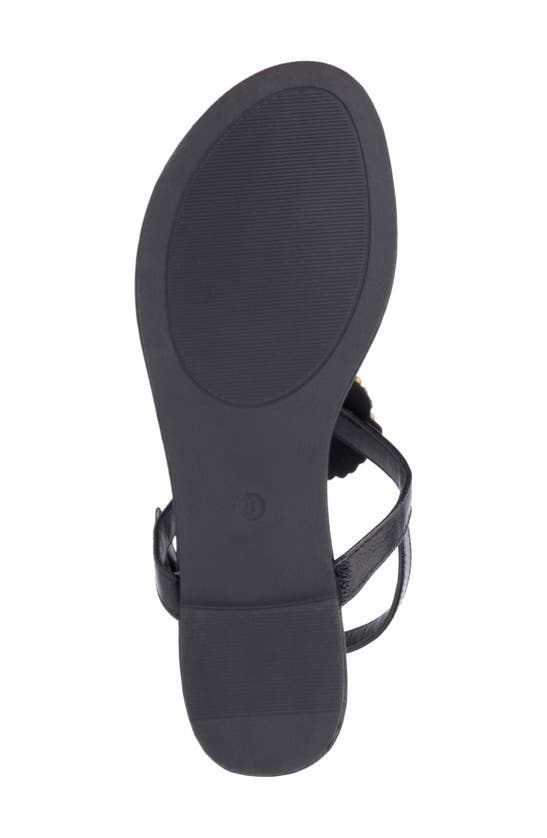 New York And Company Ailis Thing Toe Sandal In Black