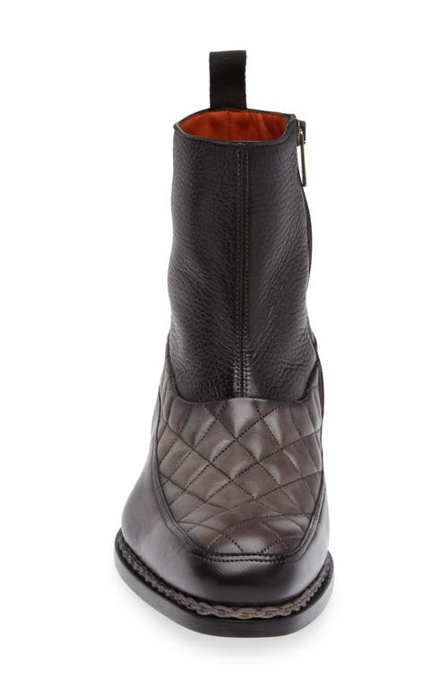 Mezlan Musico Boot In Dark Grey/black