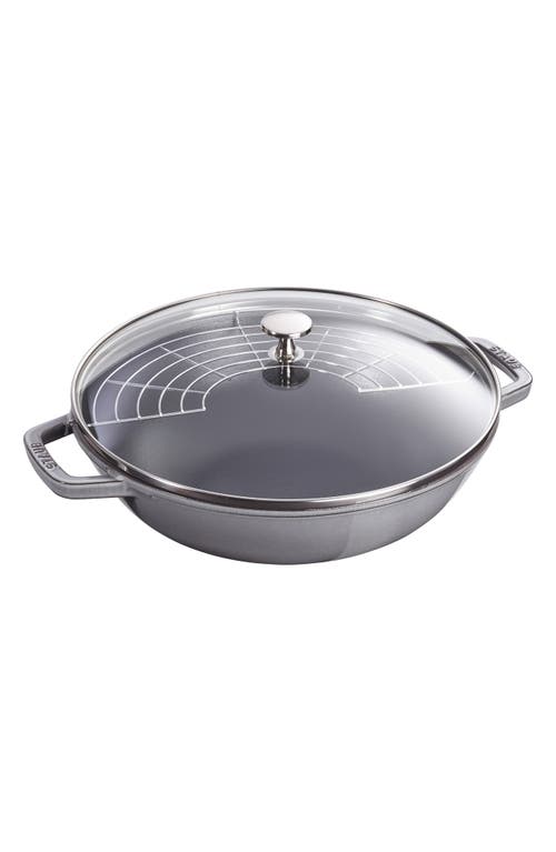 Staub 4.5-Quart Enameled Cast Iron Perfect Pan in Graphite at Nordstrom