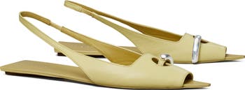 Tory Burch Pierced Slingback Open Toe Flat Women Nordstrom