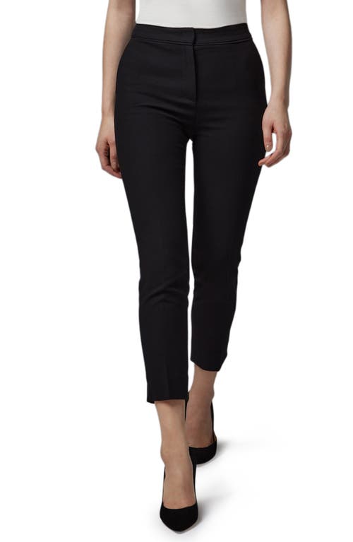 LK Bennett Wiley Slim Fit Ankle Trousers Black at Nordstrom,