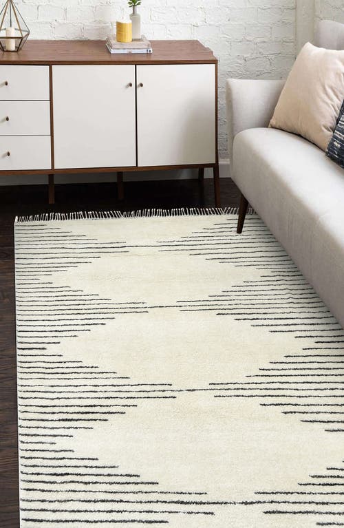 Solo Rugs Bernie Wool Blend Area Rug in Parchment at Nordstrom