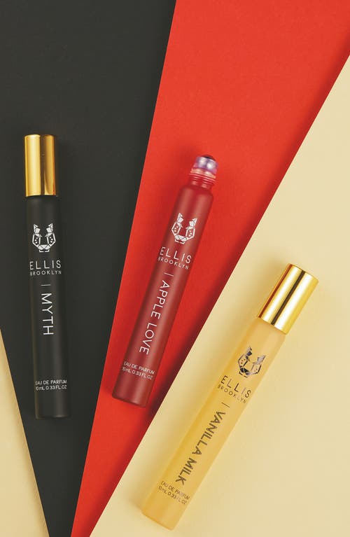 ELLIS BROOKLYN ELLIS BROOKLYN LOVE TRIANGLE FRAGRANCE ROLLERBALL TRIO SET (LIMITED EDITION) $99 VALUE